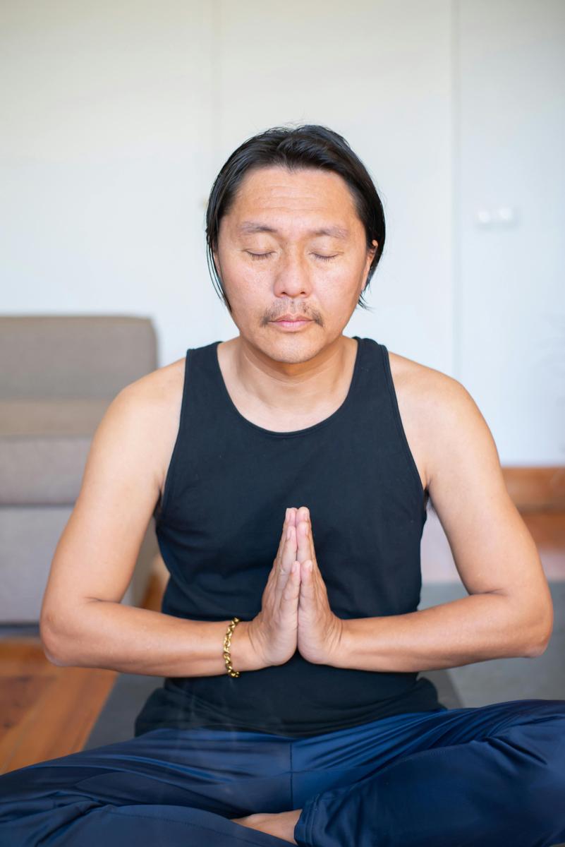 meditation pose